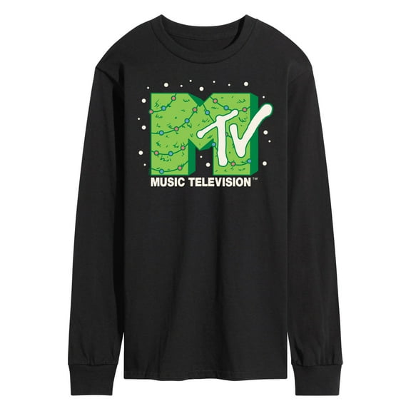 MTV - Christmas Tree - Men's Long Sleeve T-Shirt