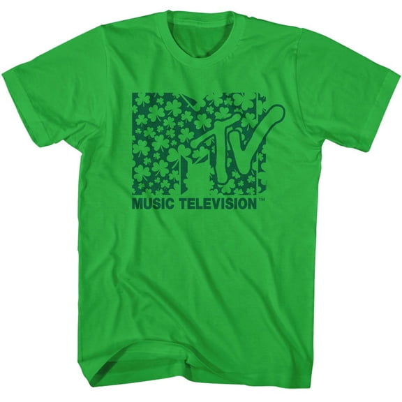 MTV Clover Pattern Kelly Adult T-Shirt Xl