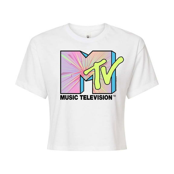 MTV - Club Logo - Juniors Cropped Tee
