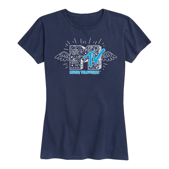 MTV - Doodle Logo - Women's Short Sleeve Graphic T-Shirt