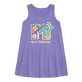 thumbnail image 1 of MTV - Drawn Floral Logo - Toddler & Youth Girls A-line Dress, 1 of 3