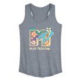 thumbnail image 1 of MTV - Drawn Floral Logo  - Women's Racerback Tank Top, 1 of 4