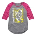 thumbnail image 1 of MTV - Explore Moon Person - Toddler & Youth Girls Raglan Graphic T-Shirt, 1 of 4