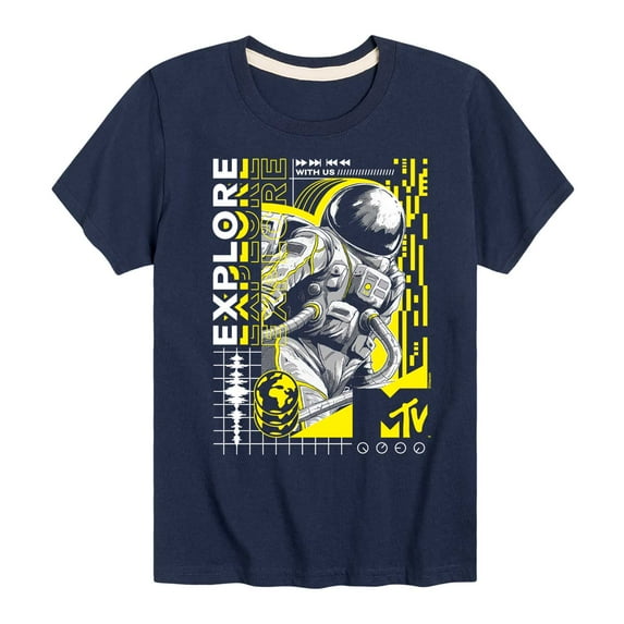 MTV Moon Person - Explore - Toddler And Youth Short Sleeve Graphic T-Shirt