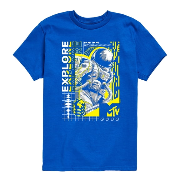 MTV - Explore Moon Person - Toddler & Youth Short Sleeve Graphic T-Shirt