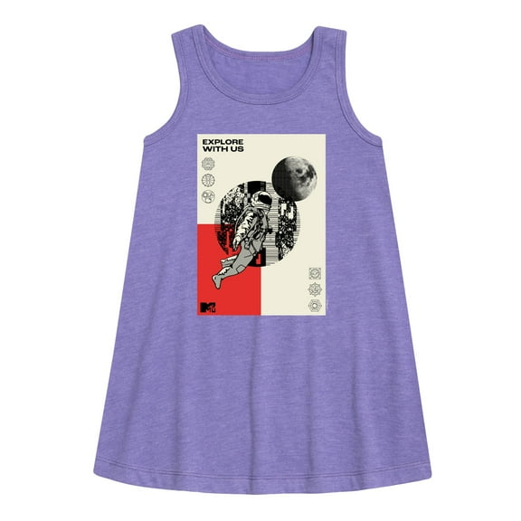 MTV - Explore With Us - Toddler & Youth Girls A-line Dress