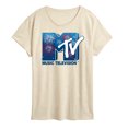 thumbnail image 1 of MTV - Fireworks Logo  - Women's Short Sleeve Graphic T-Shirt, 1 of 4
