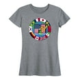 thumbnail image 1 of MTV - Flags - Women's Short Sleeve Graphic T-Shirt, 1 of 4