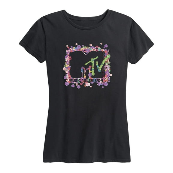 MTV - Floral Logo - Women's Short Sleeve Graphic T-Shirt