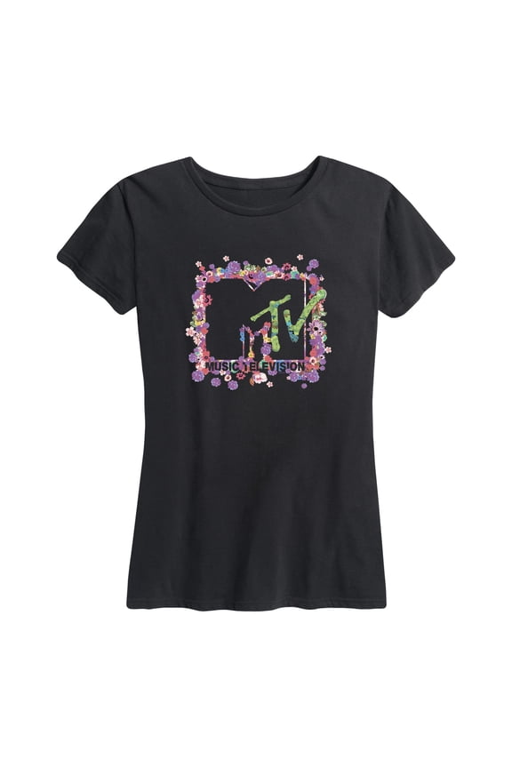 - Floral Logo - Women's Short Sleeve Graphic T-Shirt