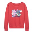 thumbnail image 1 of MTV - Funky Flower Dude  - Women's Lightweight French Terry Pullover, 1 of 1