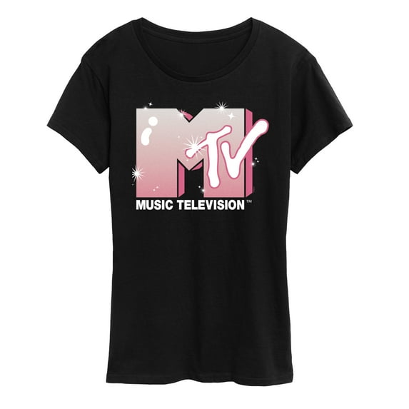 MTV - Glitter Logo - Women's Short Sleeve Graphic T-Shirt