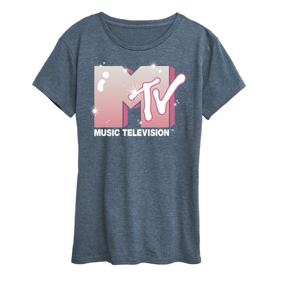 MTV - Glitter Logo - Women's Short Sleeve Graphic T-Shirt