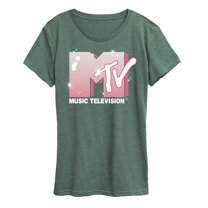 MTV - Glitter Logo  - Women's Short Sleeve Graphic T-Shirt