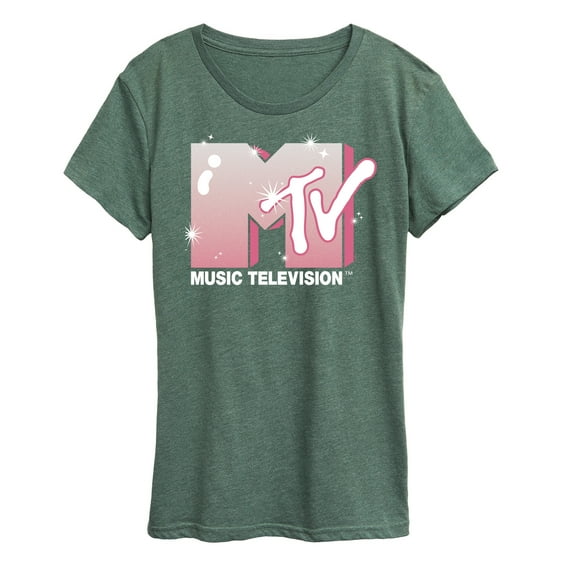 MTV - Glitter Logo - Women's Short Sleeve Graphic T-Shirt
