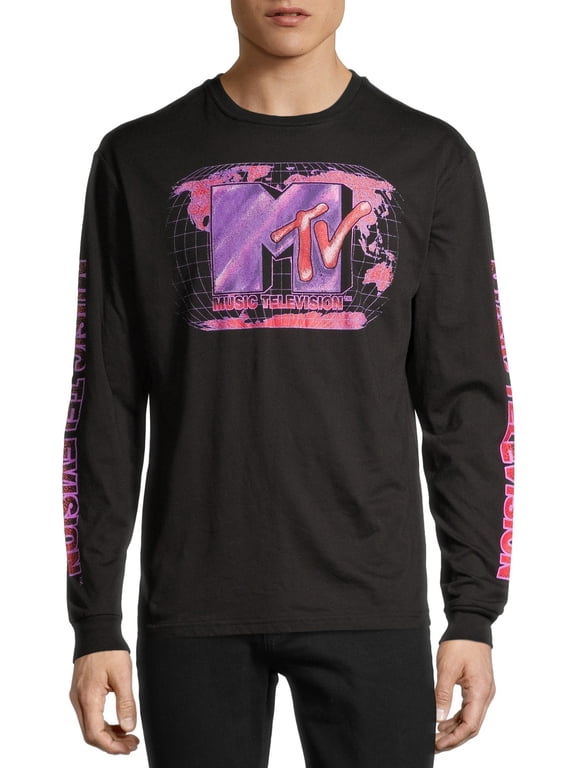 Global Domination Men's and Big Men's Long Sleeve Graphic T-shirt