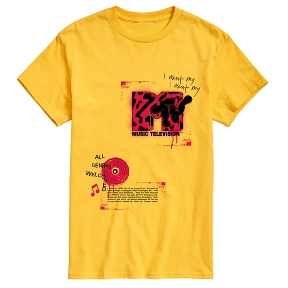 MTV - Graffiti Paint Short Sleeve Graphic T-Shirt