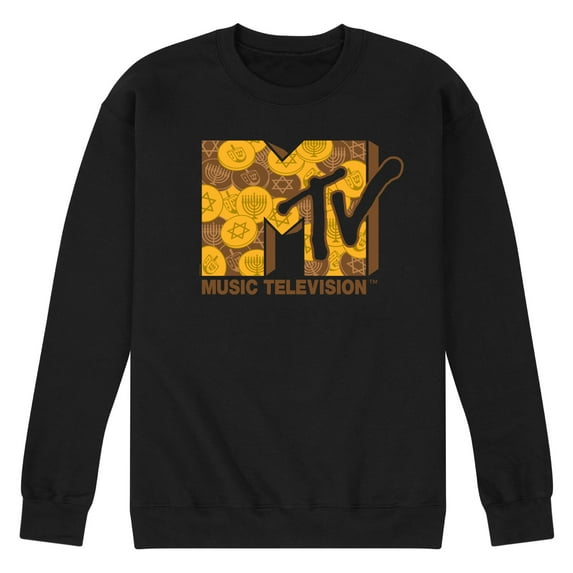 MTV - Hanukkah Gelt - Men's Crew Neck Fleece Pullover