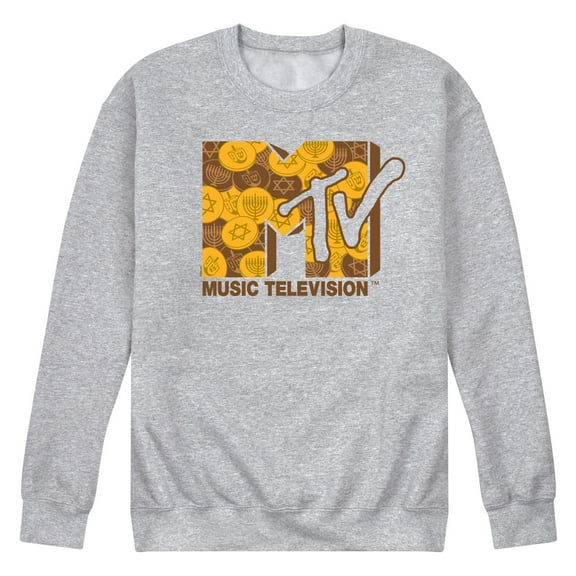 MTV - Hanukkah Gelt - Men's Crew Neck Fleece Pullover