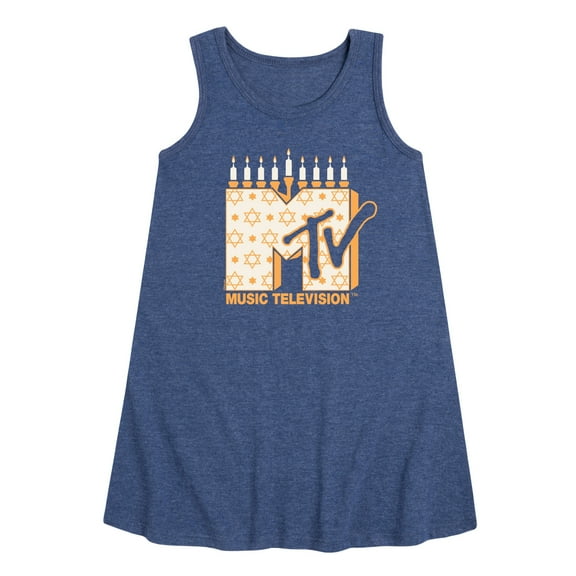 MTV - Hanukkah Logo - Toddler & Youth Girls A-line Dress