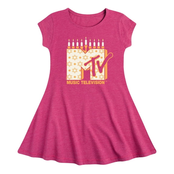 MTV - Hanukkah Logo - Toddler & Youth Girls Fit & Flare Dress