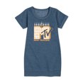 thumbnail image 1 of MTV - Hanukkah Logo - Toddler & Youth Girls Fleece Dress, 1 of 5