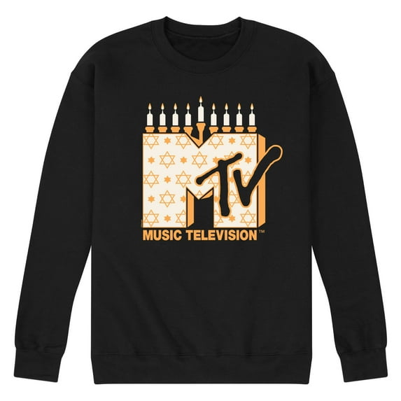 MTV - Hanukkah - Men's Crew Neck Fleece Pullover