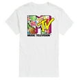 thumbnail image 1 of MTV - Hawaiian Collage Logo - Men's Short Sleeve Graphic T-Shirt, 1 of 4
