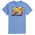 thumbnail image 1 of MTV - Hawaiian Collage Logo - Men's Short Sleeve Graphic T-Shirt, 1 of 1