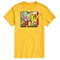 thumbnail image 1 of MTV - Hawaiian Collage Logo - Men's Short Sleeve Graphic T-Shirt, 1 of 4