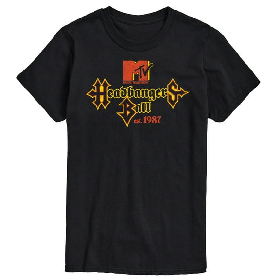 MTV - Headbangers Ball 1987 - Men's Short Sleeve Graphic T-Shirt