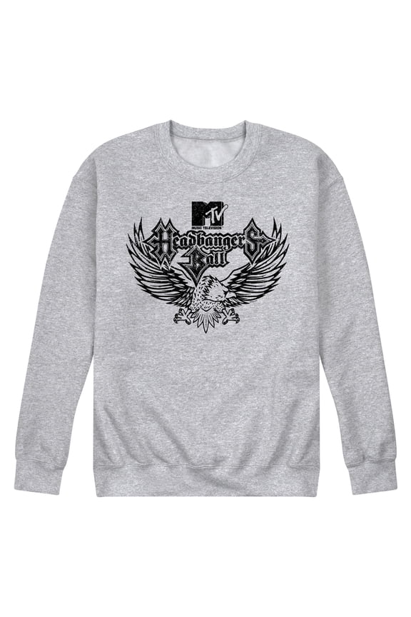 MTV - Headbangers Ball Eagle - Men's Crew Neck Fleece Pullover