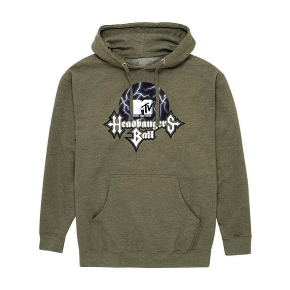 MTV - Headbangers Ball Lightning - Men's Pullover Hooded Fleece Sweatshirt