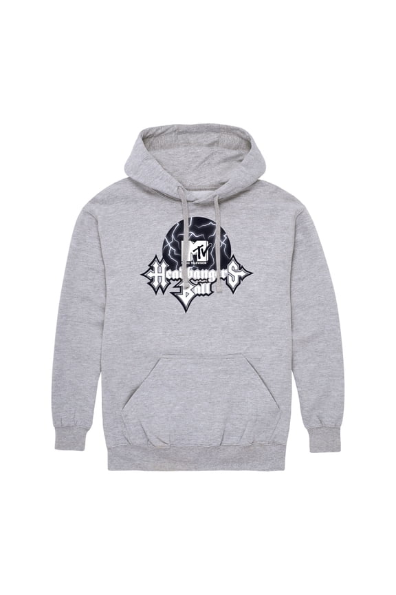 - Headbangers Ball Lightning - Men's Pullover Hooded Fleece Sweatshirt