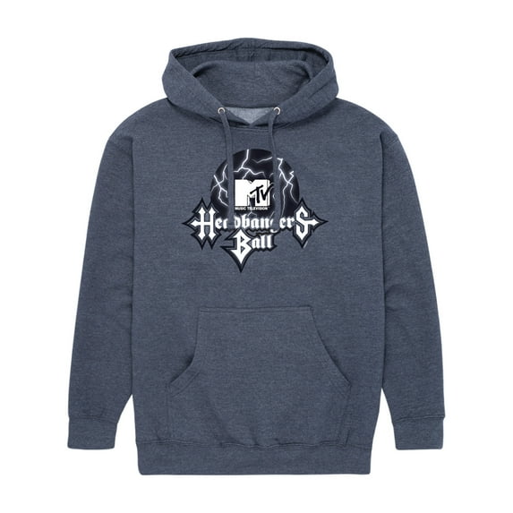 MTV - Headbangers Ball Lightning - Men's Pullover Hooded Fleece Sweatshirt