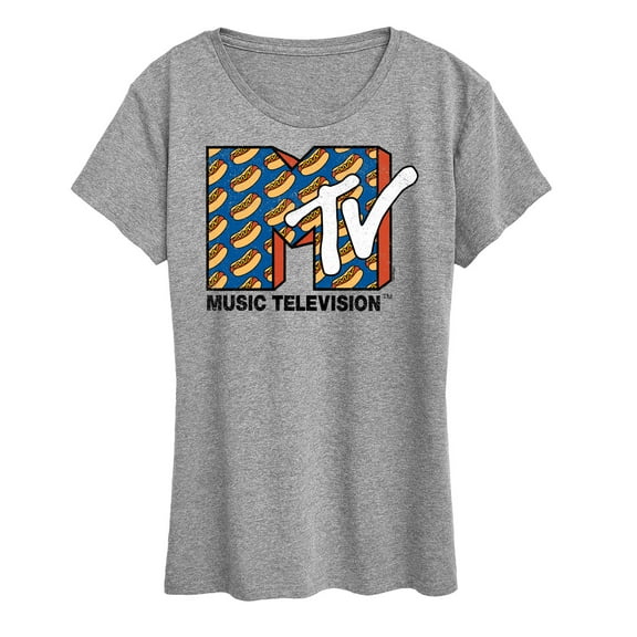 MTV - Hotdog Logo  - Women's Short Sleeve Graphic T-Shirt