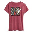 thumbnail image 1 of MTV - Hotdog Logo  - Women's Short Sleeve Graphic T-Shirt, 1 of 4