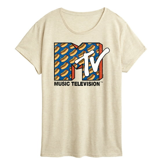 MTV - Hotdog Logo - Women's Short Sleeve Graphic T-Shirt