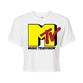 thumbnail image 1 of MTV - I Want My MTV Logo - Juniors Cropped Tee, 1 of 5