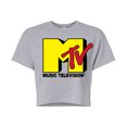 thumbnail image 1 of MTV - I Want My MTV Logo - Juniors Cropped Tee, 1 of 5