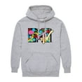 thumbnail image 1 of MTV - Icon Collage Logo - Men's Pullover Hooded Fleece Sweatshirt, 1 of 4
