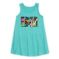 thumbnail image 1 of MTV - Icon Collage Logo - Toddler & Youth Girls A-line Dress, 1 of 3