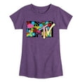 thumbnail image 1 of MTV - Icon Collage Logo - Toddler & Youth Girls Short Sleeve Graphic T-Shirt, 1 of 4