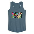 thumbnail image 1 of MTV - Icon Collage Logo  - Women's Racerback Tank Top, 1 of 4