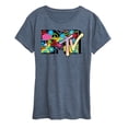 thumbnail image 1 of MTV - Icon Collage Logo  - Women's Short Sleeve Graphic T-Shirt, 1 of 4