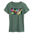 thumbnail image 1 of MTV - Icon Collage Logo  - Women's Short Sleeve Graphic T-Shirt, 1 of 1