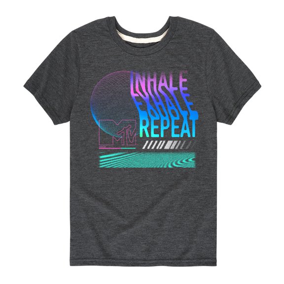 MTV - Inhale Exhale - Toddler & Youth Short Sleeve Graphic T-Shirt