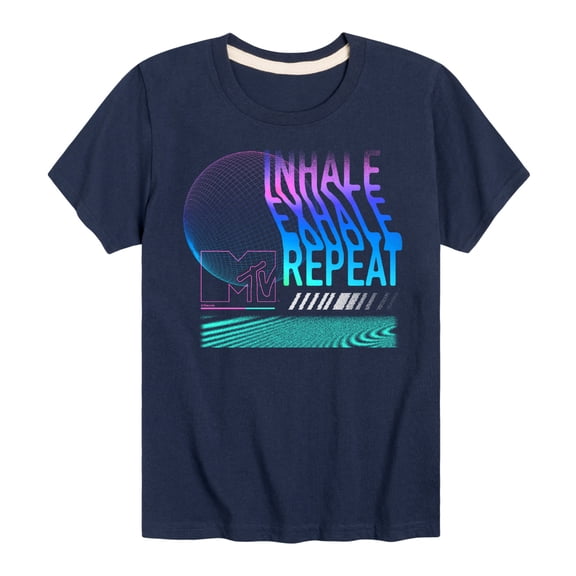 MTV - Inhale Exhale - Toddler & Youth Short Sleeve Graphic T-Shirt