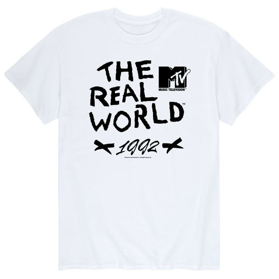 MTV - It'S Real - Men's Short Sleeve Graphic T-Shirt