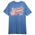 thumbnail image 1 of MTV Jersey Shore Spiral Squad Women's Heather Blue Sleep Shirt-Large, 1 of 7